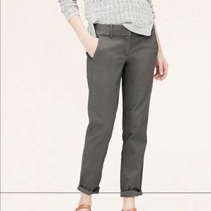 LOFT gray chinos